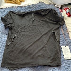 lululemon athletica Charcoal Short Sleeve Tee